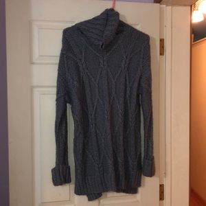 turtle neck knit sweater